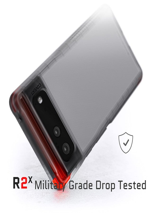جوستك جراب Ghostek COVERT الشفاف النحيف لهاتف Google Pixel 6 بتصميم فائق النحافة وحافة مانعة للانزلاق، يدعم الشحن اللاسلكي، غطاء حماية للهاتف مصمم لهاتف Google Pixel 6 5G (6.4 بوصة) لعام 2021 (لون دخاني عاصف). - Image 3