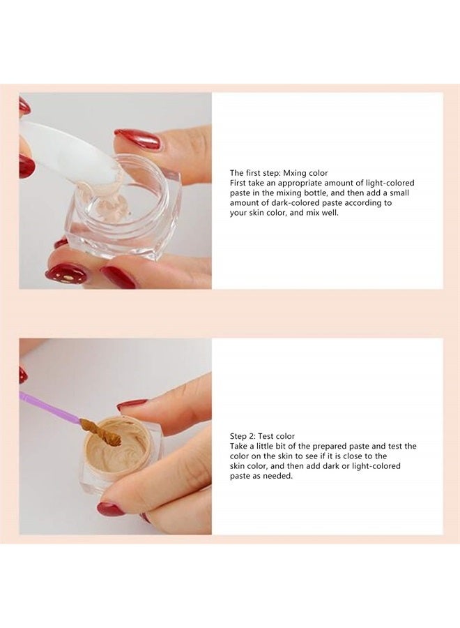 Sonew Tattoo Concealer, Tatoo Cover Cream Full Coverage Waterproof Makeup Skin Care Colorful Cream - Image 4