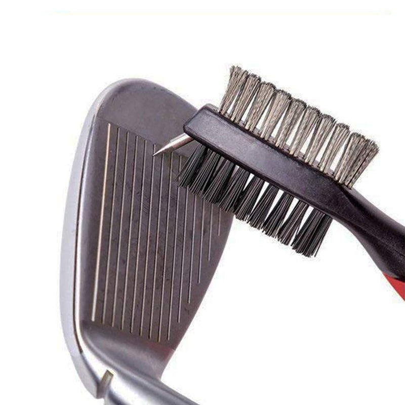 RupeeRise Golf Cleaning Kit, Golf Club Cleaning Kit, Golf Brush for Golf Bags, Golf Accessories for Men, Quick Cleaning During Play, Maintains Club Heads and Grooves, 19.5 x 3.5 x 2.3 cm（Black） - Image 3