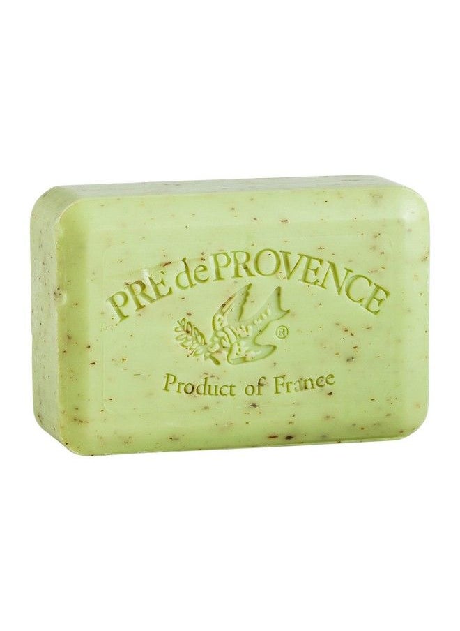 Pre De Provence Artisanal Soap Bar Enriched With Organic Shea Butter Natural French Skincare Quad Milled For Rich Smooth Lather Lime Zest 8.8 Ounce  - Image 2