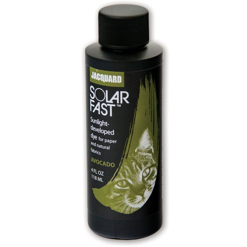 Jacquard SolarFast Dye - 8oz - Avocado - Create Remarkably Detailed Photographs, Photograms, and Shadow-Prints on Paper or Fabric - Made in USA - Image 4