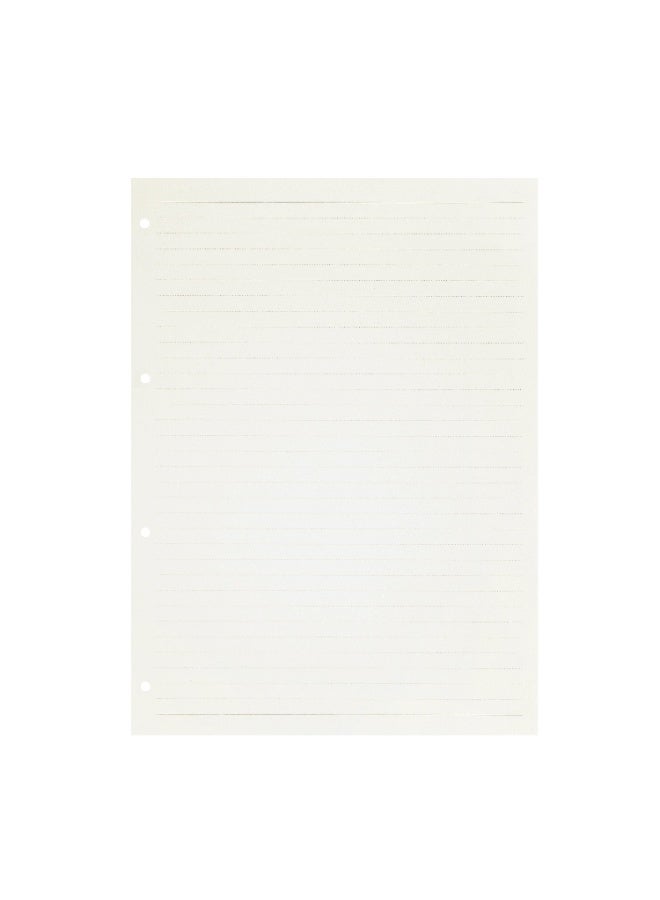 Zelten 2 Pack A4 90 Sheets/180 Pages Lined Loose Leaf Punched Paper Refills Paper for 4 Hole Binder Personal Organizer Diary Notebook Refillable Planner - Image 2