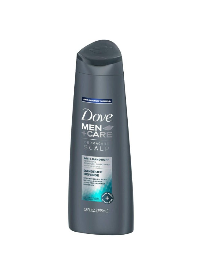 Dove Men+Care Dove Men+Care Dermacare Scalp 2 in 1 Shampoo & Conditioner Dandruff Defense 12 oz - Image 1