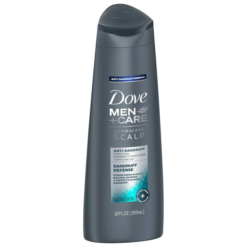 Dove Men+Care Dermacare Scalp 2 in 1 Shampoo & Conditioner Dandruff Defense 12 oz - Image 1