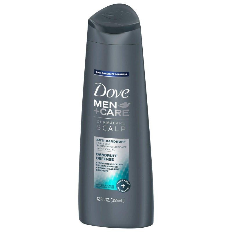 Dove Men+Care Dermacare Scalp 2 in 1 Shampoo & Conditioner Dandruff Defense 12 oz - Image 2