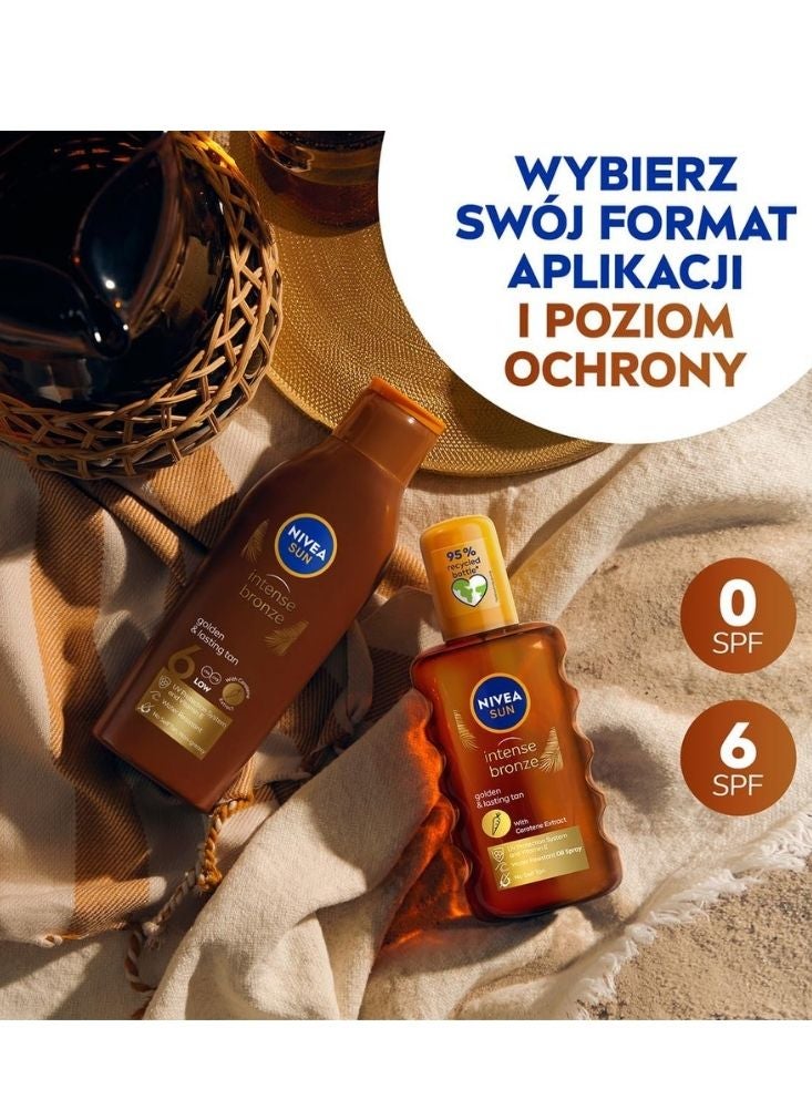 نيفيا بخاخ بلونزي صن إنتنس برونزي من نيفيا بعامل حماية من الشمس ٦ - سمرة ذهبيّة تدوم طويلًا مع خلاصة الكاروتين، مقاوم للماء - Image 3