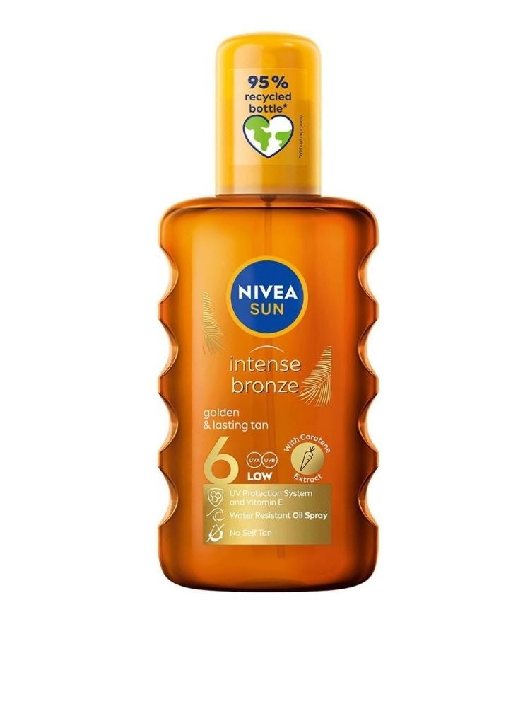 نيفيا بخاخ بلونزي صن إنتنس برونزي من نيفيا بعامل حماية من الشمس ٦ - سمرة ذهبيّة تدوم طويلًا مع خلاصة الكاروتين، مقاوم للماء - Image 1