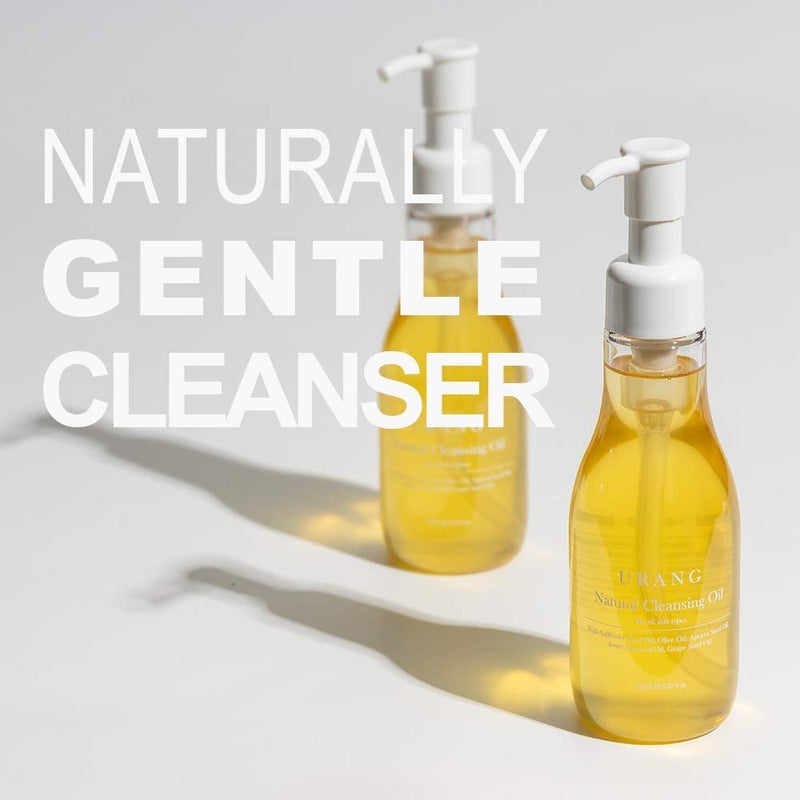 URANG Natural Cleansing Oil | COSMOS ORGANIC Certified | Vegan Deep Face Wash | Organic Oil Cleanser For Women & Men | For All Skin Types Oily, Dry & Sensitive | 5.07 Fl Oz - Image 5
