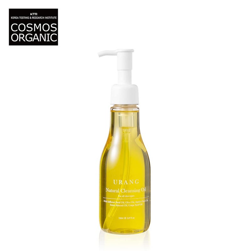 URANG Natural Cleansing Oil | COSMOS ORGANIC Certified | Vegan Deep Face Wash | Organic Oil Cleanser For Women & Men | For All Skin Types Oily, Dry & Sensitive | 5.07 Fl Oz - Image 2