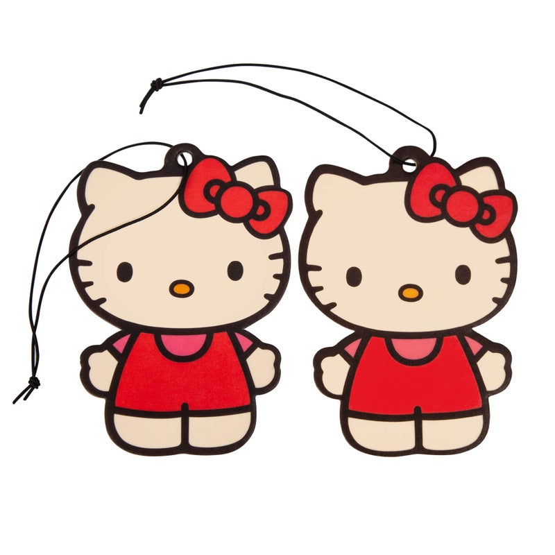 Plasticolor Hello Kitty Air Freshener - Strawberry Scent - 2 Pack - Image 5