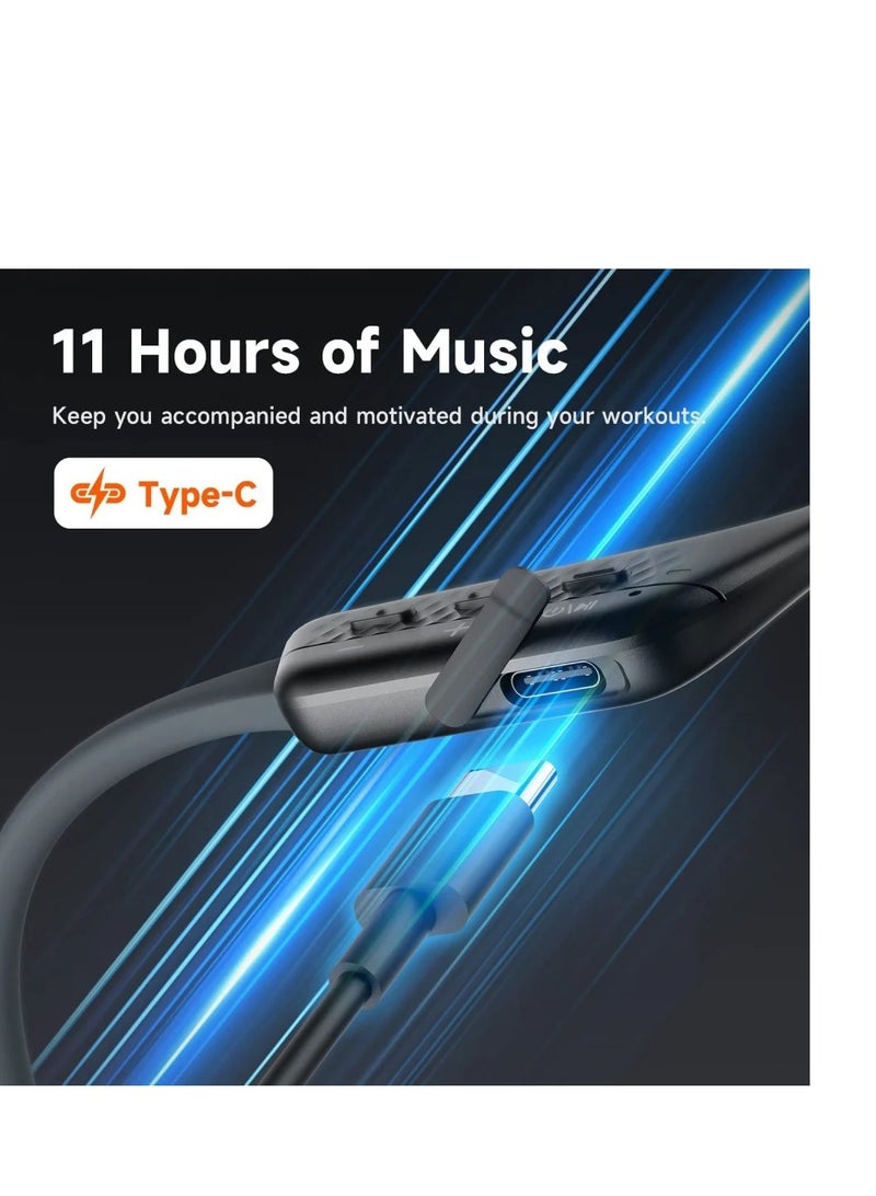 Devon Bluetooth sports headphones with comfortable in-ear design, a powerful 180mAh battery for extended use, and support for calls and music with clear sound quality. - Image 4