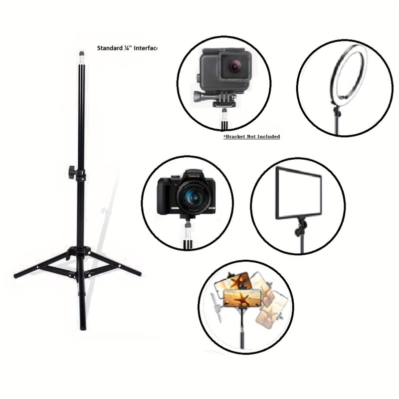 50cm Adjustable Projector Tripod Stand For Projector Led Camera Floor Tripod With Sturdy Connectors Portable Height Adjustable For Video Projection - Image 2