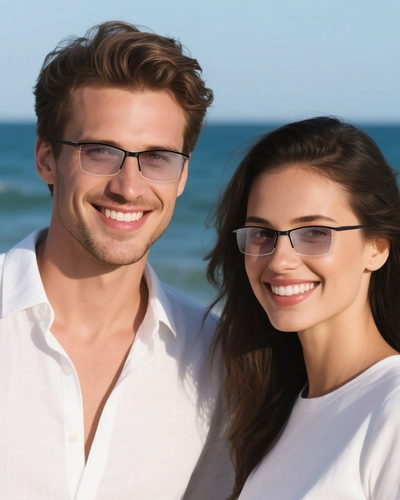 LUFF 4PCS Anti-Blu-Ray Reading Glasses Uv400,Sun Readers With Spring Hinges(2.0X) - Image 5