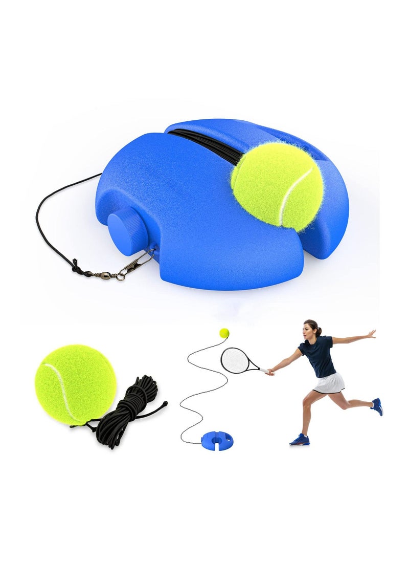 Generic Tennis Trainer Rebound Ball, with String Balls, Solo Tennis Training Equipment, for Self-Pracitce, Portable Tennis Training Tool, Tennis Rebounder Kit, Suitable for Beginners Sport Exercise  - Image 1