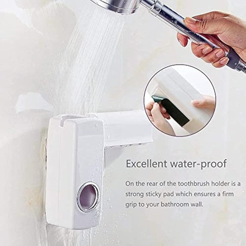 Spaceshoop Toothbrush and Paste Holder, White - Image 5