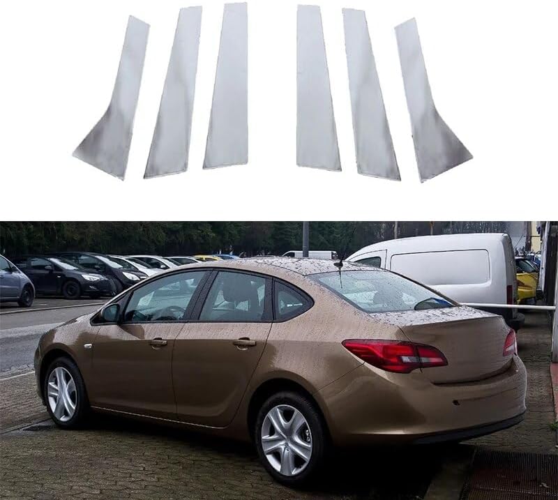 Vuzmode Glossy Black Car Door Window Trim for Opel Astra J - Image 2