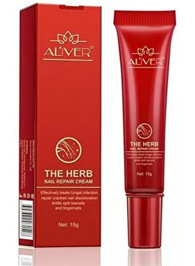 أليفر اليفر كريم علاج اظافر فطري ممتاز مضاد للفطريات ومضاد للفطريات لازالة فطريات الاظافر ويقتلها، مناسب لاظافر القدم والاظافر، فعال ضد 99.9% من فطريات الاظافر - Image 1