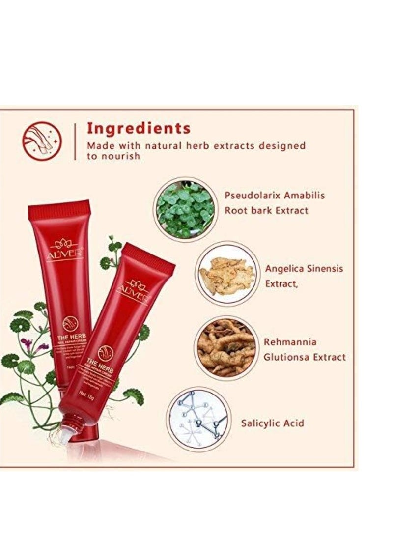 أليفر اليفر كريم علاج اظافر فطري ممتاز مضاد للفطريات ومضاد للفطريات لازالة فطريات الاظافر ويقتلها، مناسب لاظافر القدم والاظافر، فعال ضد 99.9% من فطريات الاظافر - Image 3