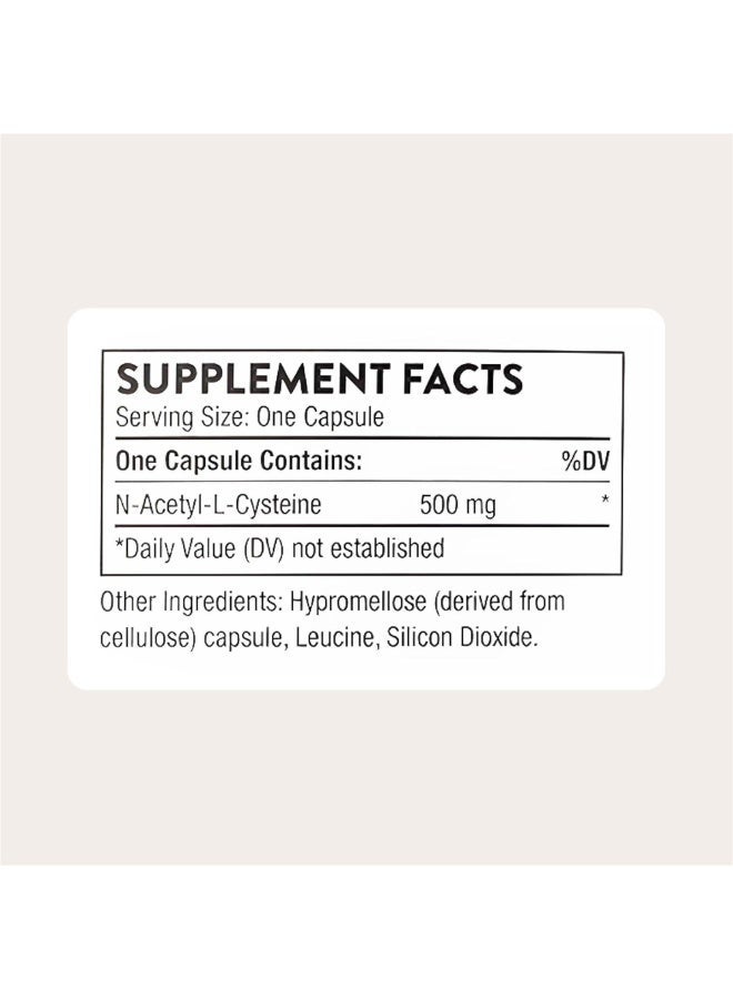 Thorne NAC - N-Acetylcysteine - Dietary Supplement - 180 Capsules - Image 2