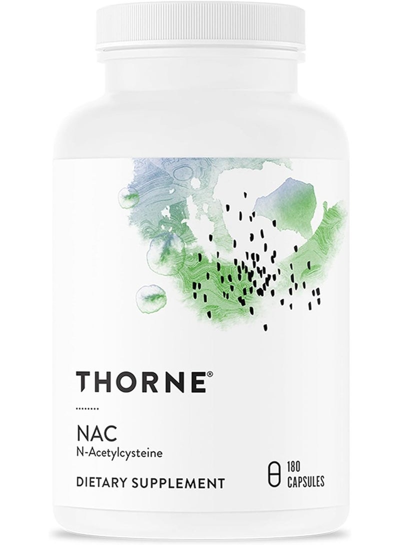 Thorne NAC - N-Acetylcysteine - Dietary Supplement - 180 Capsules - Image 1