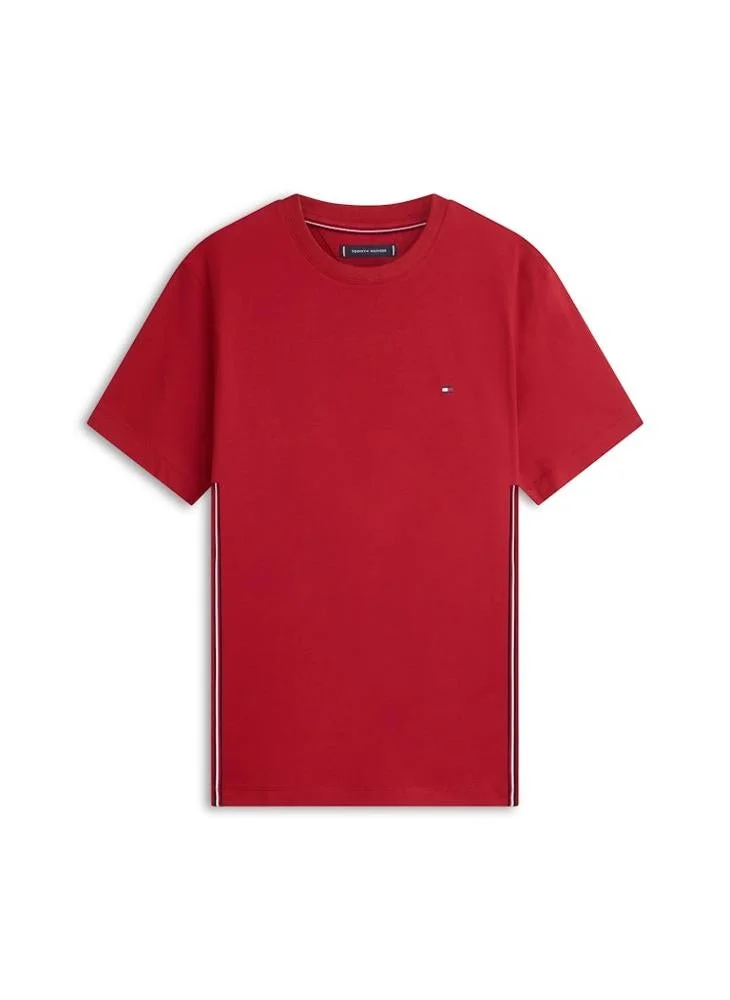 TOMMY HILFIGER  Global Stripe Side Seam Jersey T-Shirt for Men | Best Price UAE