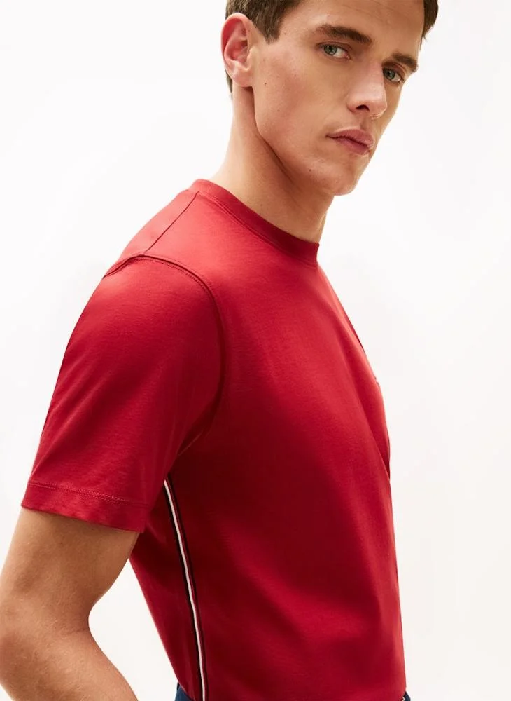 TOMMY HILFIGER  Global Stripe Side Seam Jersey T-Shirt for Men | Best Price UAE