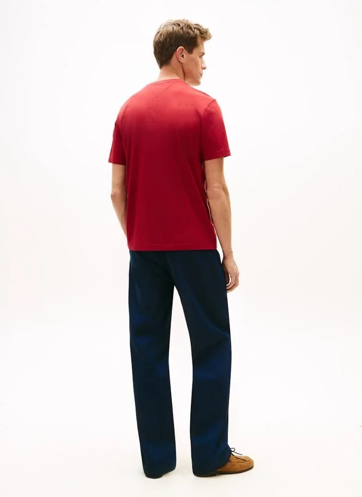 TOMMY HILFIGER  Global Stripe Side Seam Jersey T-Shirt for Men | Best Price UAE