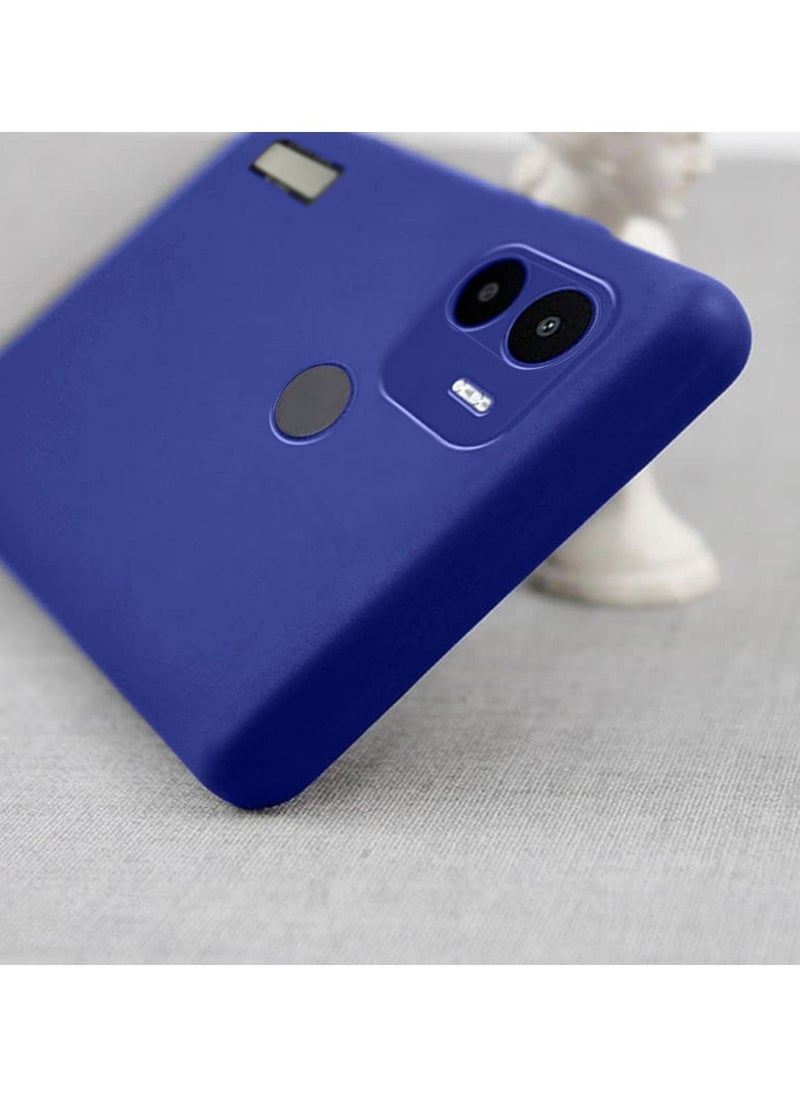 دبليو تيك جراب سيليكون ناعم للغاية لهاتف Xiaomi Redmi A2+ / A2Plus 4G 2023 أزرق  - Image 5