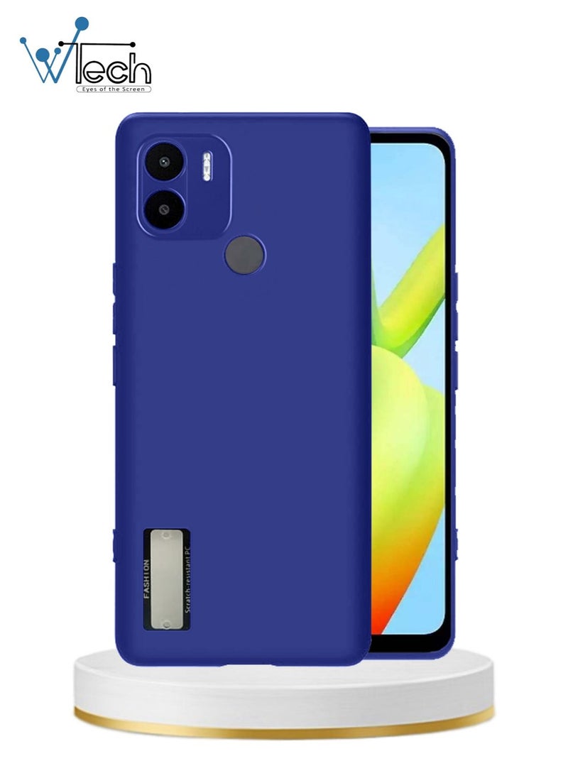 دبليو تيك جراب سيليكون ناعم للغاية لهاتف Xiaomi Redmi A2+ / A2Plus 4G 2023 أزرق  - Image 1