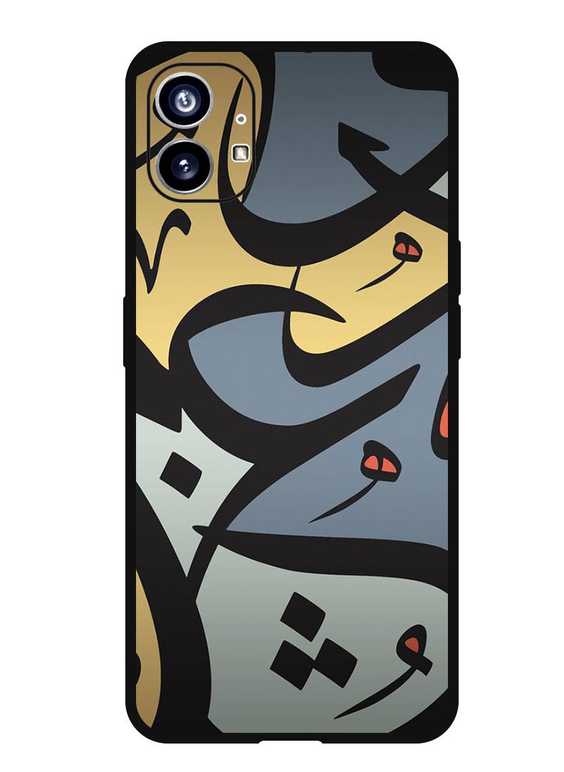 Theodor - Protective Case Anti Scratch Shock Proof Bumper Cover For Nothing Phone 1 Caligraphy 1 - Image 1