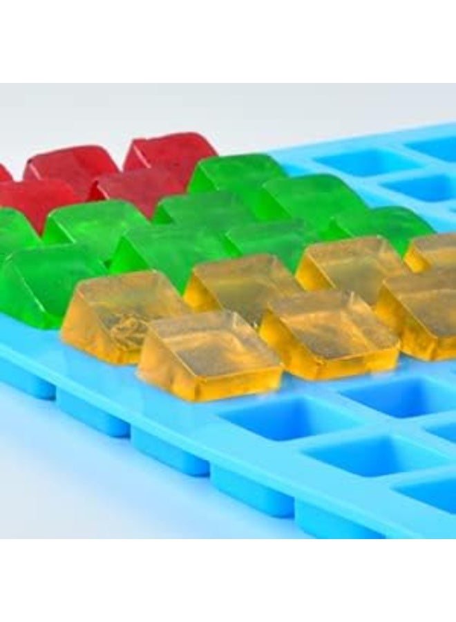 Mini Square Silicone Candy Molds for Chocolate Gummy Caramel Ice Cubes - BPA Free, 2 Pack - Image 2