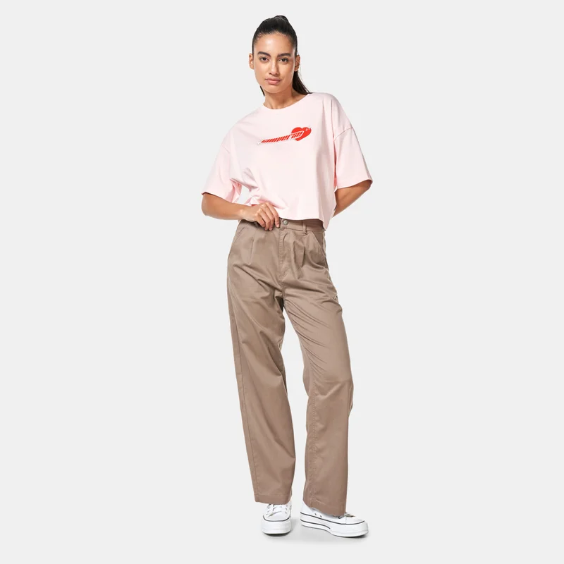 CONVERSE taupe Women's Wide Leg Pants for Women | Best Price UAE