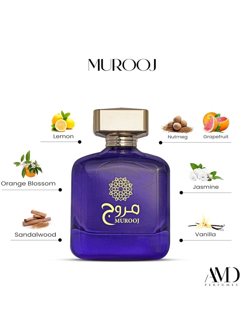 AMD Perfumes Murooj By AMD Perfumes Women Fragrance EDP 100ml - Image 5