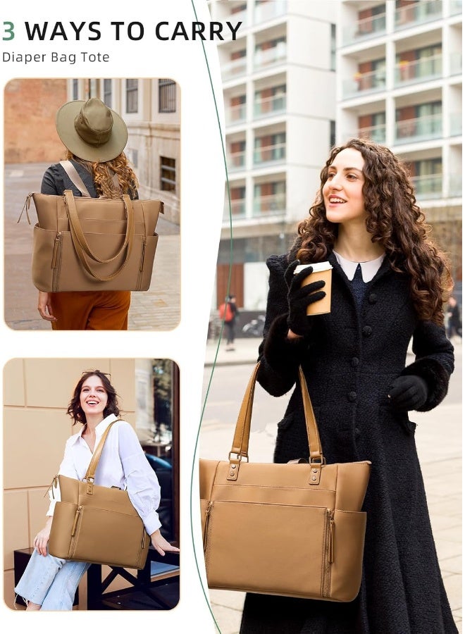 MOMINSIDE حقيبة حفاضات مومينسايد نيونبرين، حقيبة ظهر حفاضات مع محطة تغيير - Image 2