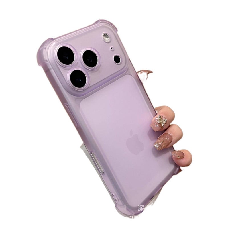 غطاء واقي | لمسة نهائية غير لامعة مجمدة | حماية من السقوط | بنفسجي | مقاوم للصدمات لـ iPhone 16 / 16 Plus / 16 Pro / 16 Pro Max | سيليكون - Image 2