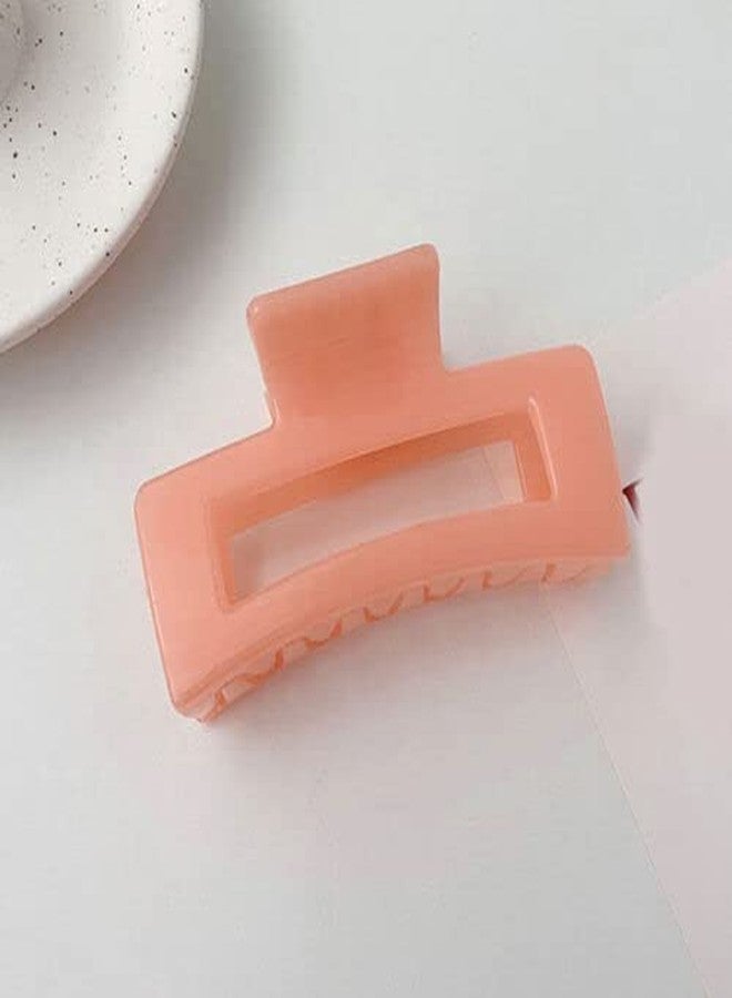 Truvic Women Claw Clip Large Barrette Rectangle Hair Claws Bath Clip Ponytail Clip 5PCS - Image 3