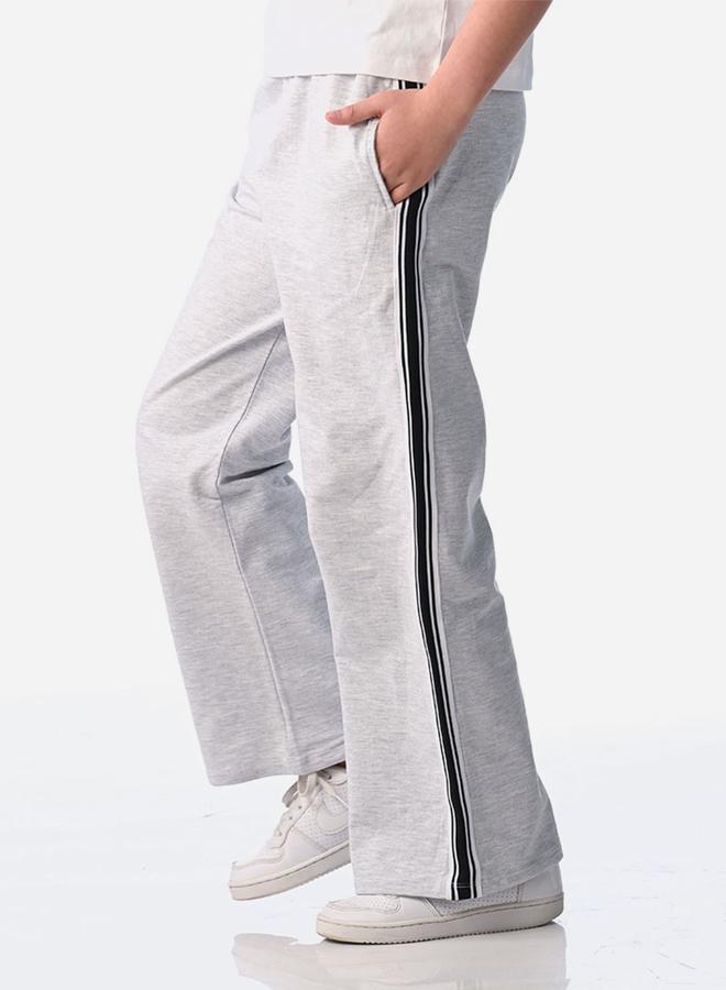 victor and jane Graphic Print Knit Crop Top and Wide-Leg Pants Set - Image 5