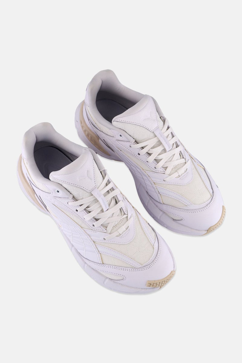 PUMA Men Velophasis Luxe Sport II Lace Up Shoes, White - Image 4