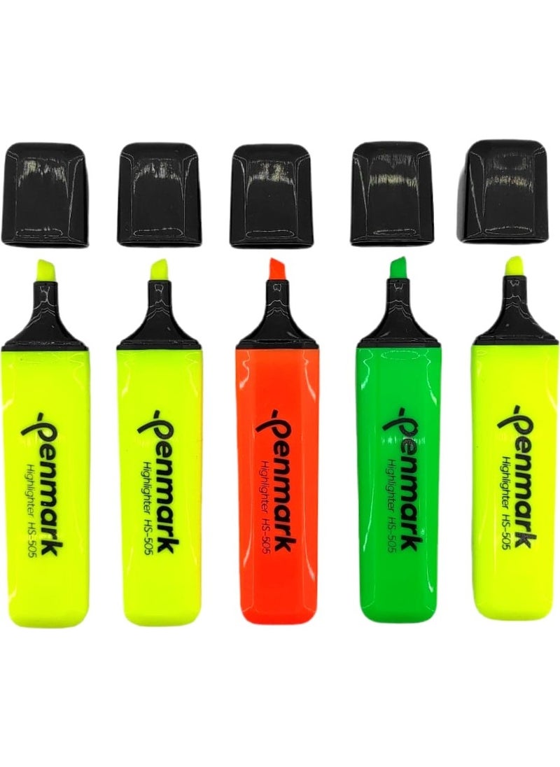 PENMARK Highlighter Pastel Highlighter 5 Colors  - Image 1