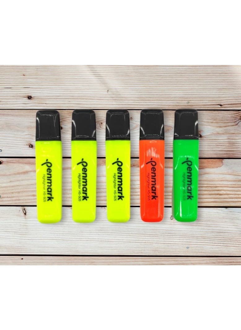 PENMARK Highlighter Pastel Highlighter 5 Colors  - Image 2