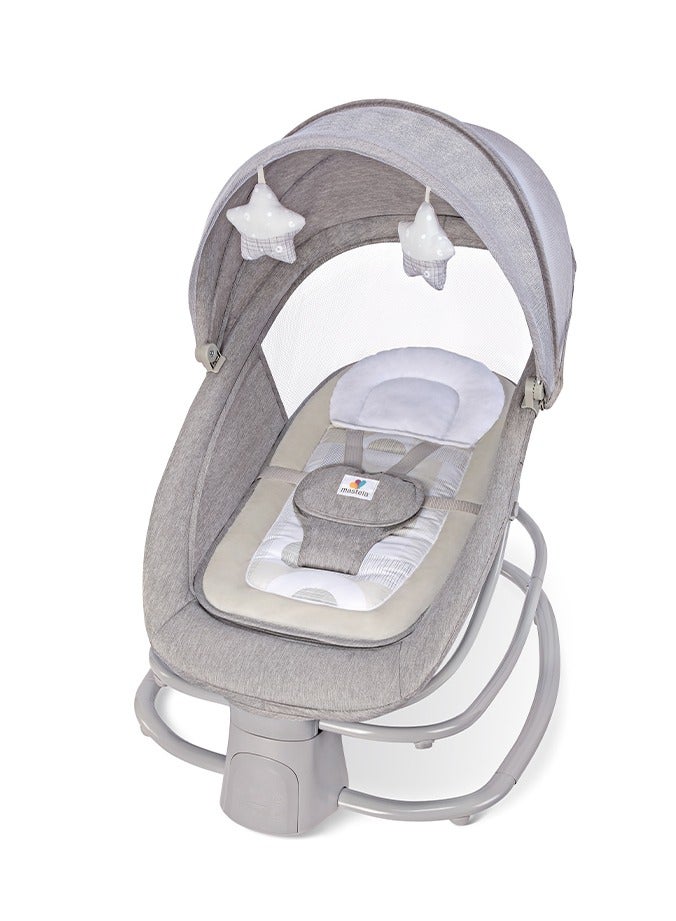 Mastela 4-in-1 Adjustable Seat with Bluetooth App Control, Detachable Independent Rocking Chair - Image 1