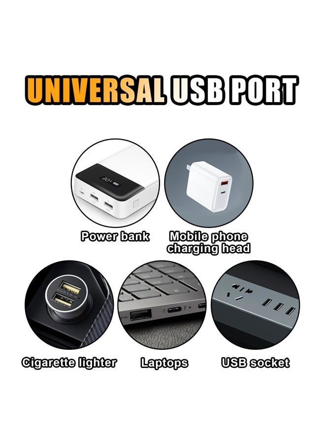 GLSOWEE USB Car Roof Star Night Light, Portable Adjustable LED Show Romantic Atmosphere Star Night Projector, Car Interior Decoration for Wedding Car, Ceiling, Bedroom, Party - Image 5