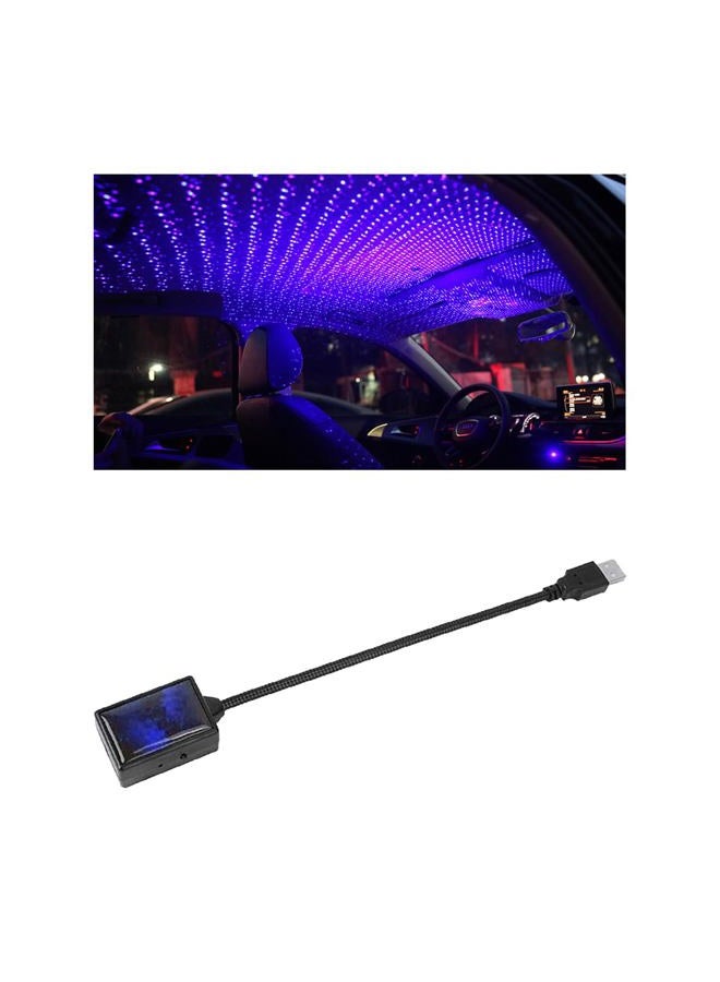 GLSOWEE USB Car Roof Star Night Light, Portable Adjustable LED Show Romantic Atmosphere Star Night Projector, Car Interior Decoration for Wedding Car, Ceiling, Bedroom, Party - Image 1