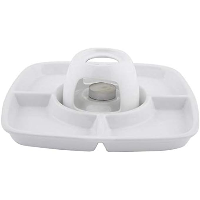 ريحني طقم الفوندو الخزفي الأبيض ScB71Fn - Image 4