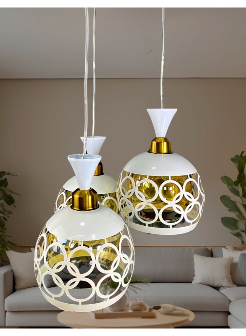 Dalaya  roof  Modern Trio  metal  3 bulbs