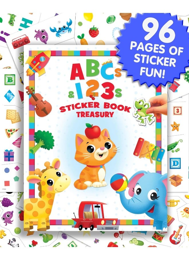 FIRST WORDS & NUMBERS STICKER BOOK TREASURY  - Image 1
