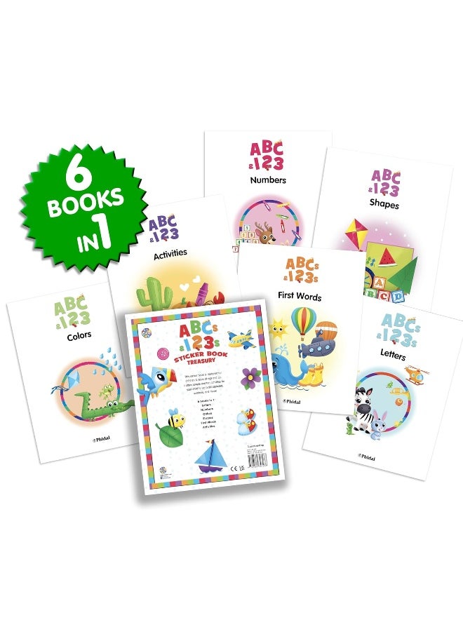 FIRST WORDS & NUMBERS STICKER BOOK TREASURY  - Image 2