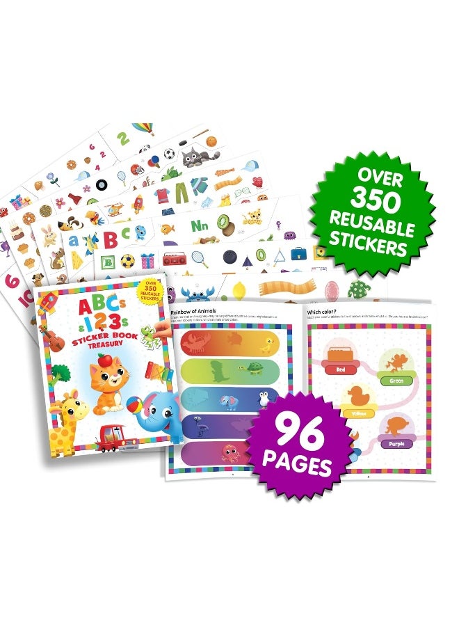 FIRST WORDS & NUMBERS STICKER BOOK TREASURY  - Image 5