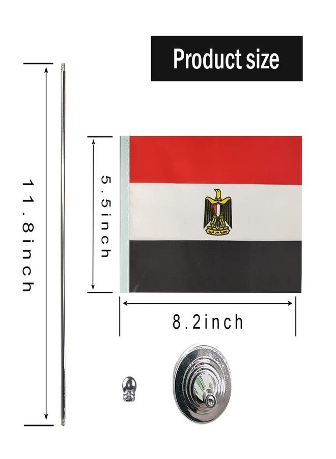 mflagperft Egypt Flag Egyptian Table Desk Small Mini Flags Decorations - Image 2