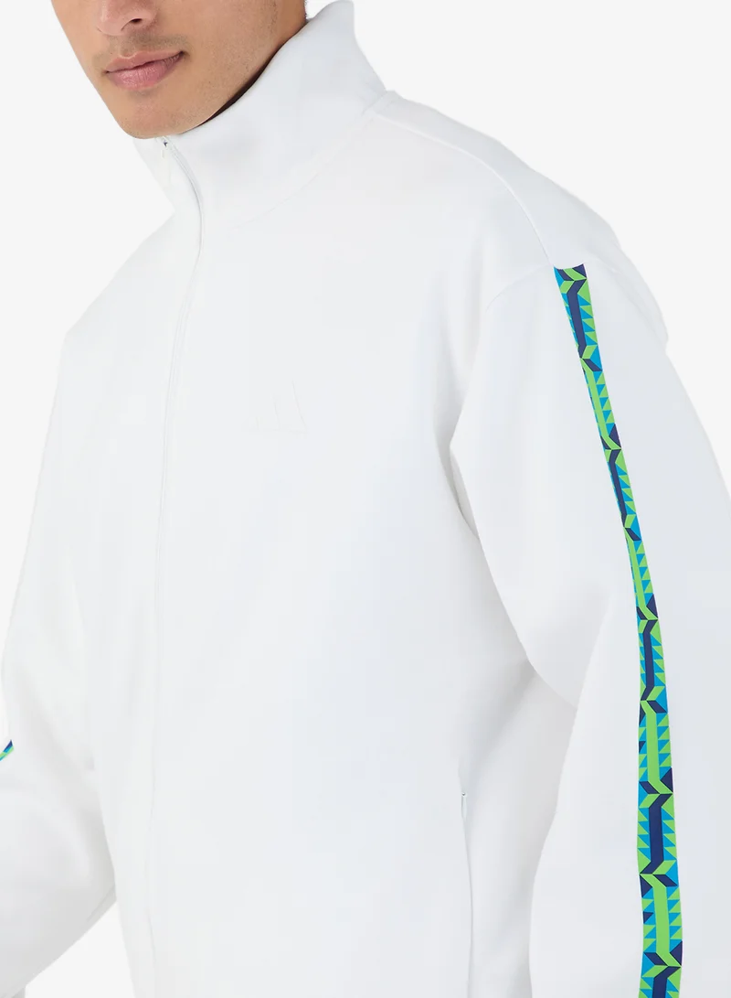 Adidas WHITE,1 Soft Lux Track Top for Men | Best Price UAE